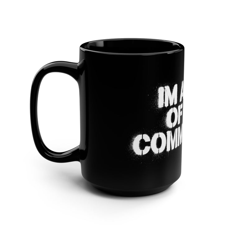 Communitea- Black Mug, 15oz