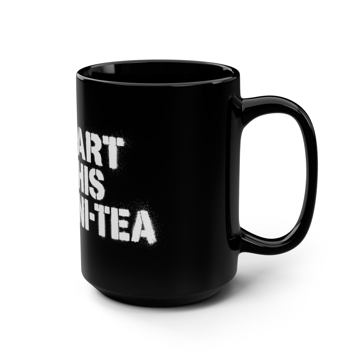 Communitea- Black Mug, 15oz
